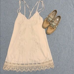 Vintage inspired lace slip dress